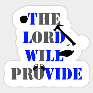 The Lord will provide Sticker